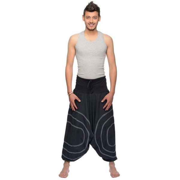 SIMANDRA Haremshose Cercles Herren Haremhose - Freizeithose (1-tlg) mit elastischem Bund