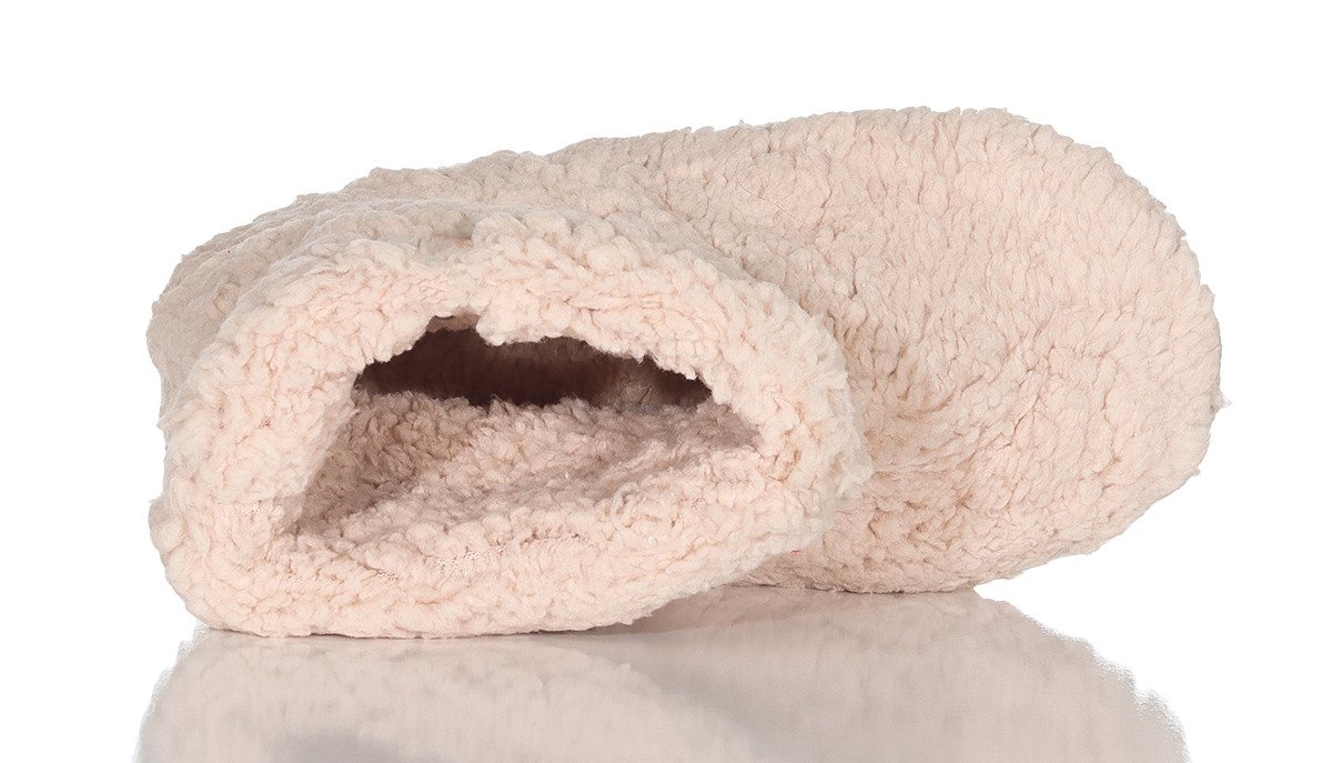 simaranda 710 rutschfeste Stiefelette mit ABS und Teddyfell Hüttenschuhe zum Schlupfen – Bild 3 von 5