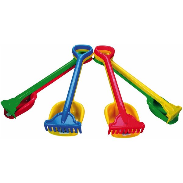 SIMBA Sandform-Set Outdoor Spielzeug Rechen Schaufel zufällige Auswahl 107124115