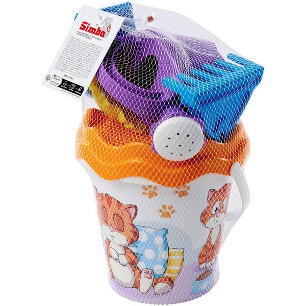 SIMBA Sandform-Set Outdoor Spielzeug Sand & Strand Eimergarnitur Katze 107114720