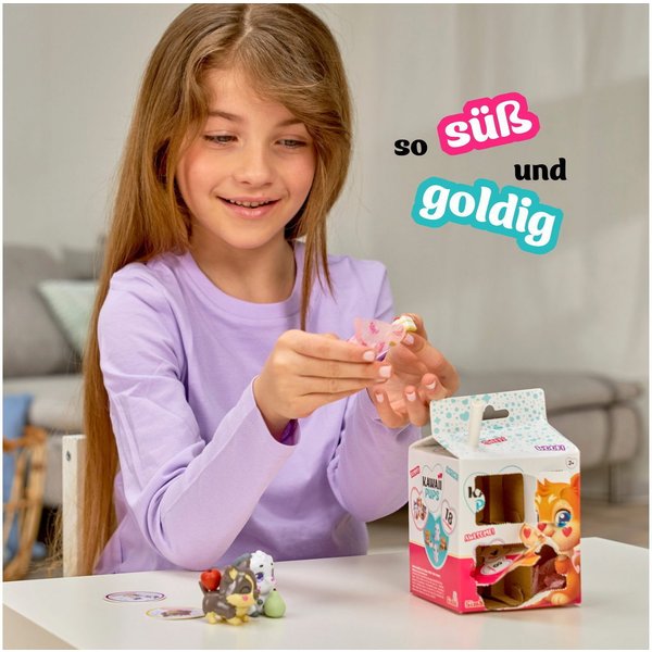 SIMBA Spielfigur Kawaii Pups Überraschungs Set 4 Stück Hündchen 105952526