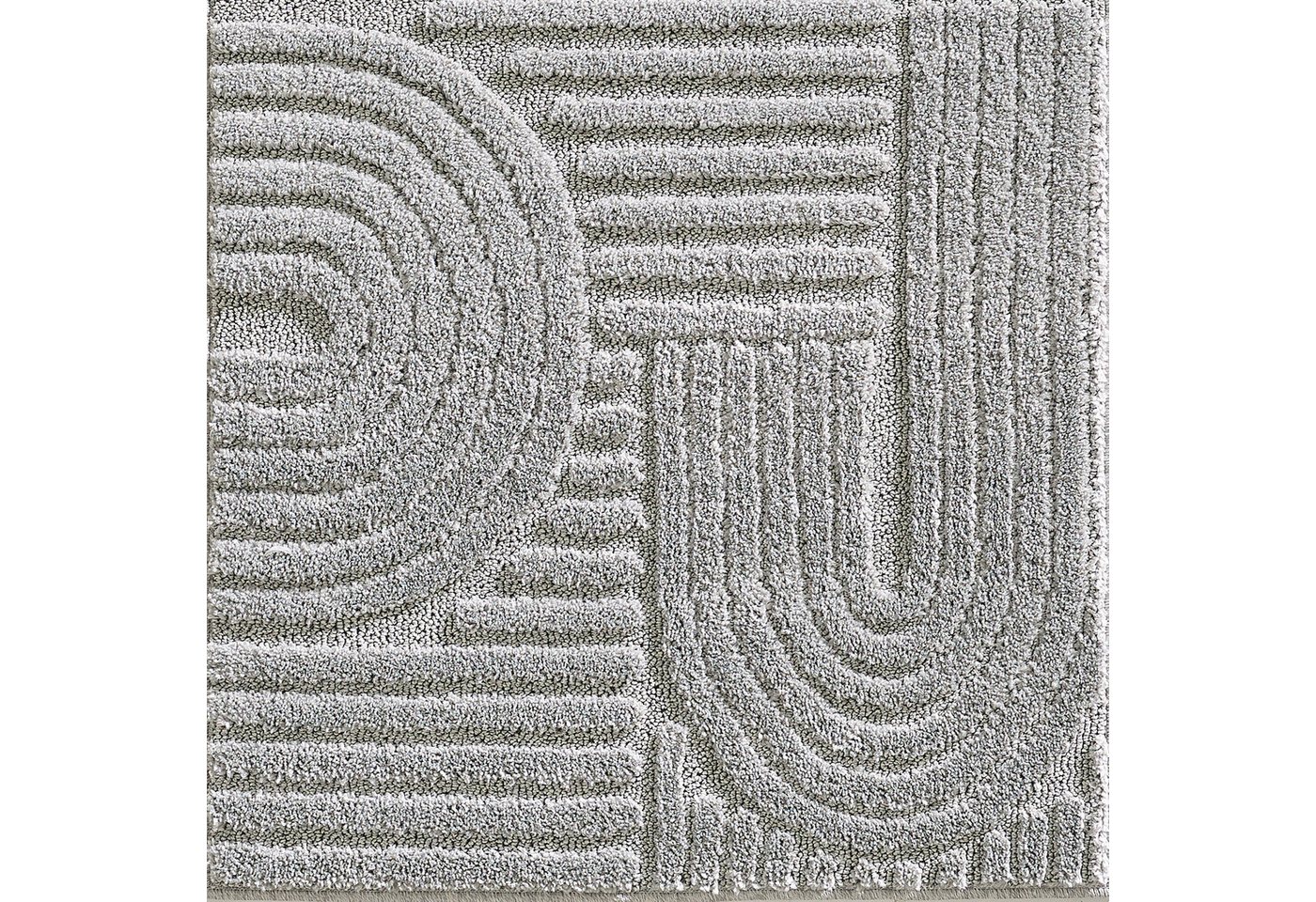 SIMPEX24 Designteppich Skandinavischer Boho, Rechteckig, Höhe: 8 mm, Teppich Wohnzimmer, Schlafzimmer, Gästezimmer – Bild 5 von 5