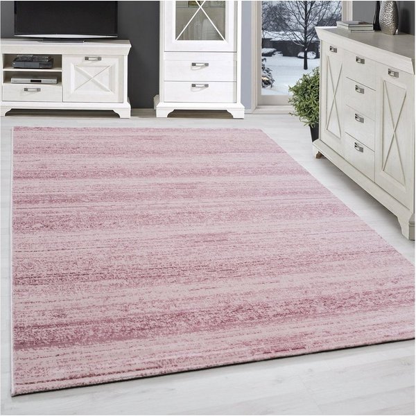 SIMPEX24 Designteppich Unicolor - Einfarbig, Läufer, Höhe: 6 mm, Modern KurzFlor Teppich Wohnzimmer Einfarbig Weicher Flor Pflegeleicht