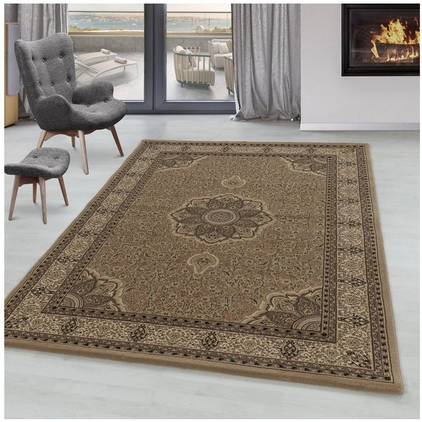 SIMPEX24 Orientteppich Orientalisch Design, Läufer, Höhe: 9 mm, Orient Teppich Wohnzimmer Orientalisch Design Kurzflor Pflegeleicht