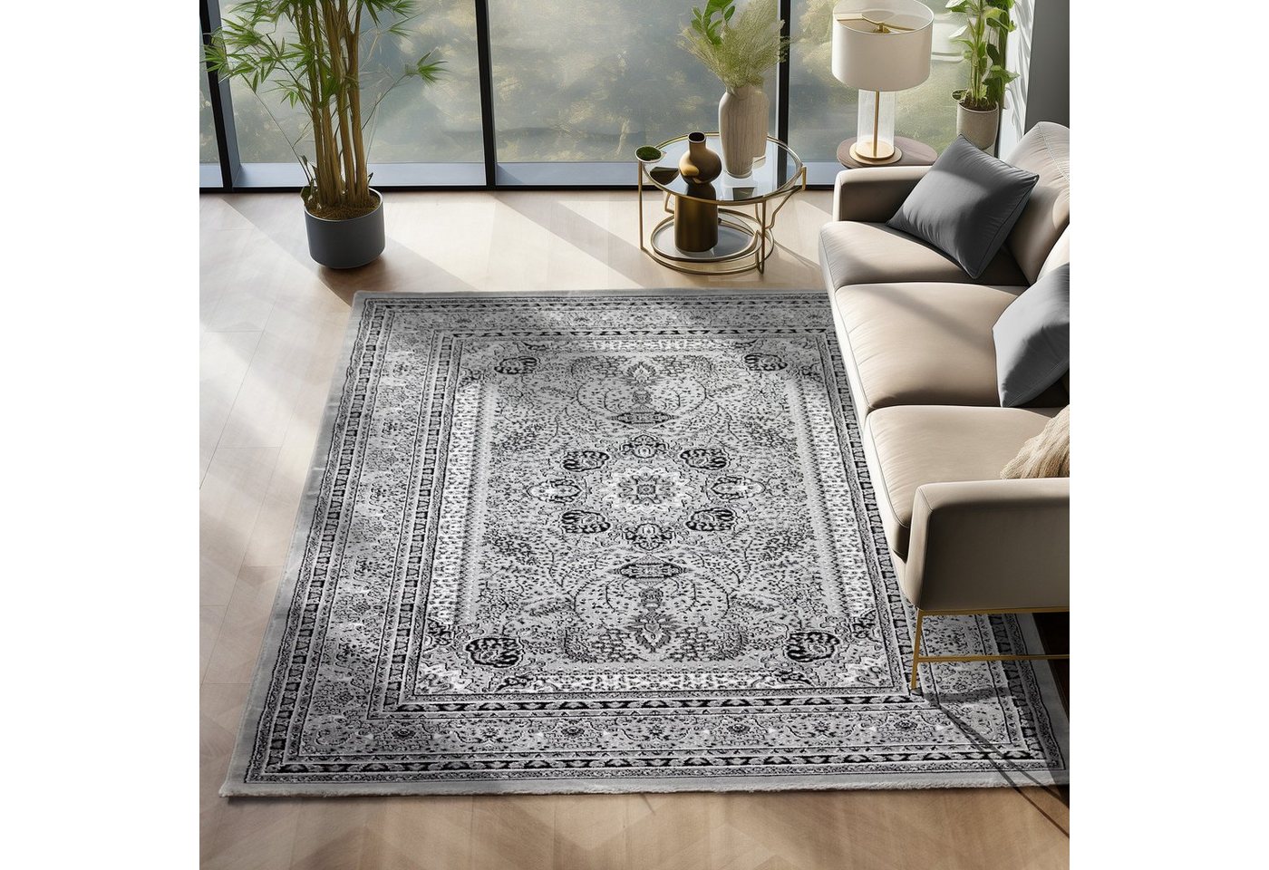 SIMPEX24 Orientteppich Orientalisch Design, Läufer, Höhe: 12 mm, Orinet Teppich Webteppich orientalischen Mustern Teppich Wohnzimmer – Bild 3 von 5