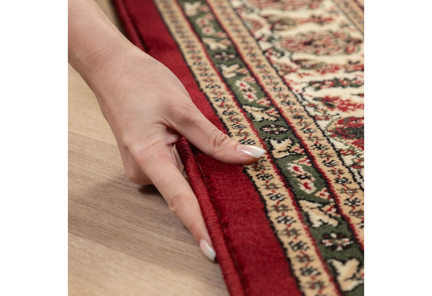 SIMPEX24 Orientteppich Orientalisch Design, Läufer, Höhe: 12 mm, Orinet Teppich Webteppich orientalischen Mustern Teppich Wohnzimmer – Bild 5 von 5