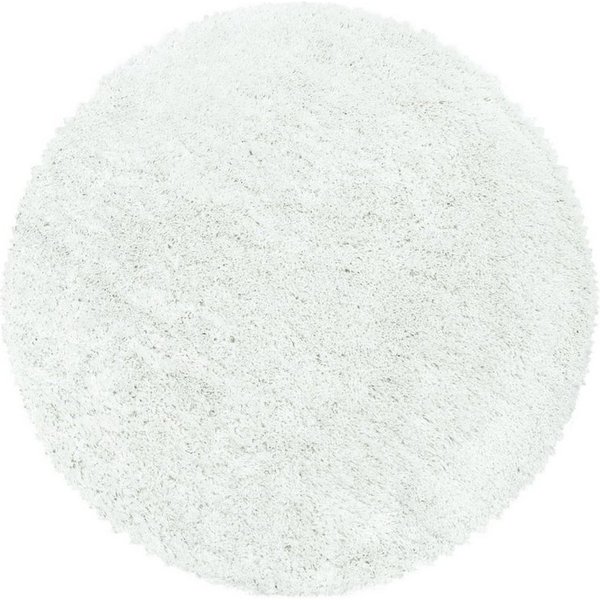 SIMPEX24 Teppich Unicolor - Einfarbig, Rund, Höhe: 30 mm, Teppich Wohnzimmer Einfarbig Shaggy Verschidene Farben und Größen