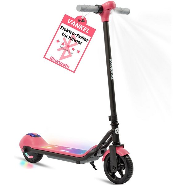 Sinaopus Elektro-Kinderroller E-Scooter Kinder, mit Beleuchtung und Bluetooth, ab 6 Jahren, 14km/h, Elektroroller, Cityroller, für Jungen und Mädchen