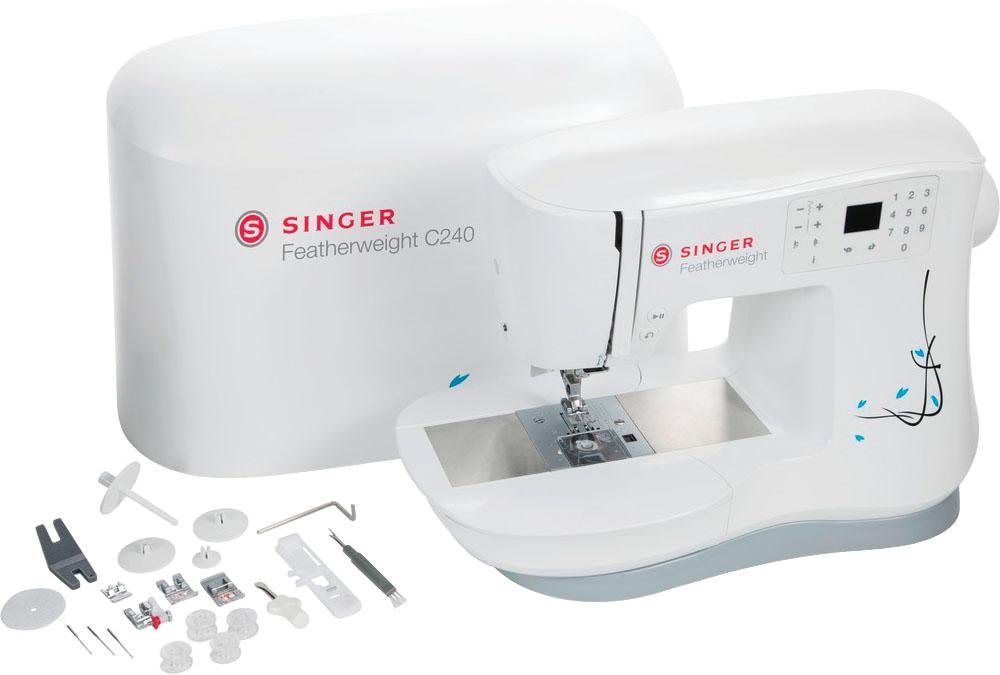 Singer Nähmaschine Featherweight C240, 70 Programme, 70 Stiche, Singer Komfort Transport – Bild 3 von 5