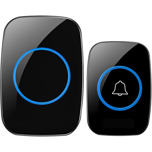 SinLaw Türklingel Drahtlose Türklingel, 300 Meter Ring Doorbell IP44 Wasserdicht (1-St), Haustürklingel-Set, 5 Bände