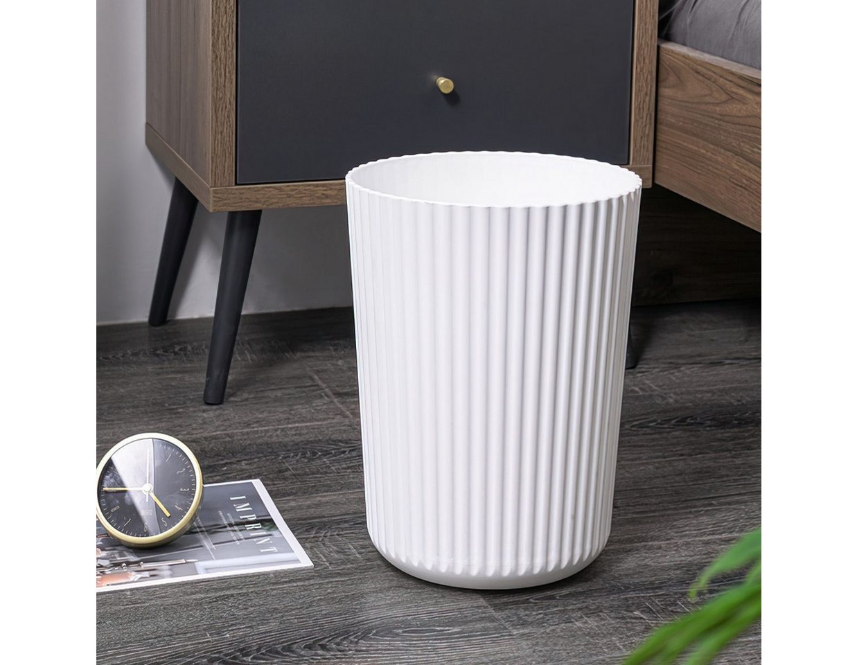 Sinoba Papierkorb ANX Mülleimer Papiereimer, aus stabilem Kunststoff ideal für Kinderzimmer Büro Höhe 27,8 cm 9L – Bild 3 von 5