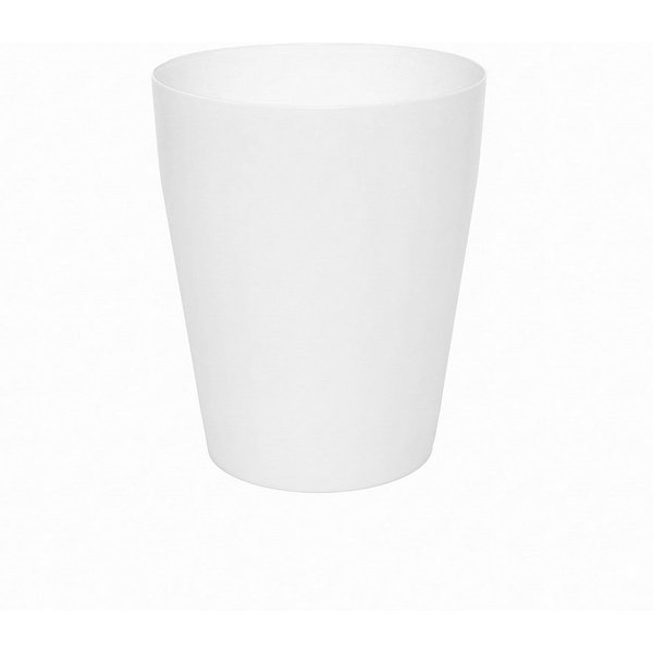 Sinoba Papierkorb rund moderner Mülleimer Papiereimer 788789, aus Kunststoff ideal für Kinderzimmer Küche Büro, 12 Liter Höhe 26,5cm