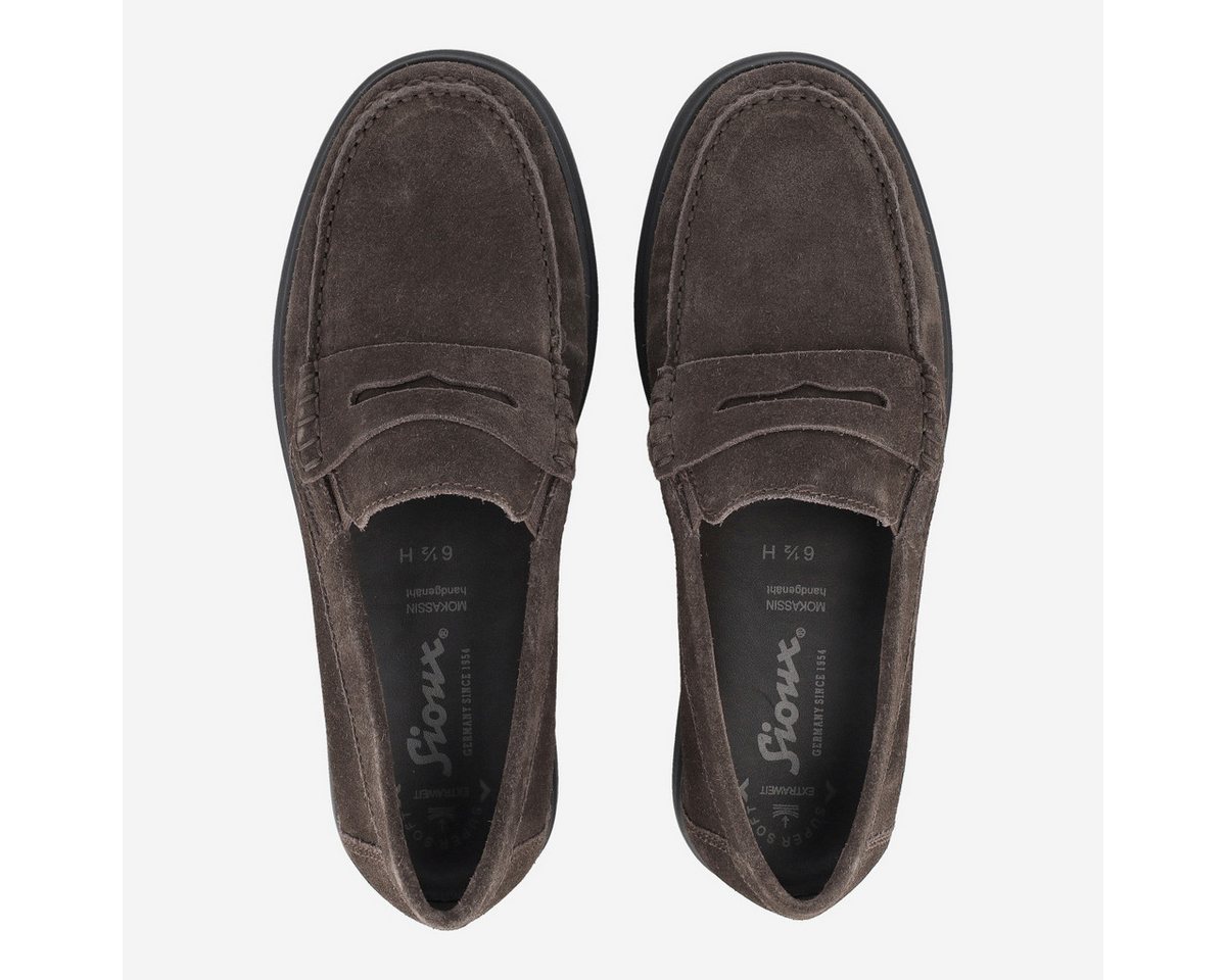 SIOUX Sioux 12943 GIUMELO-712, Slipper, Braun, dunkel, Herren Slipper – Bild 3 von 5