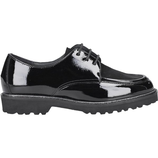 SIOUX Sioux 40910 MEREDITH-749-H, Schnürschuhe, Schwarz, kombiniert, Damen Schnürschuh