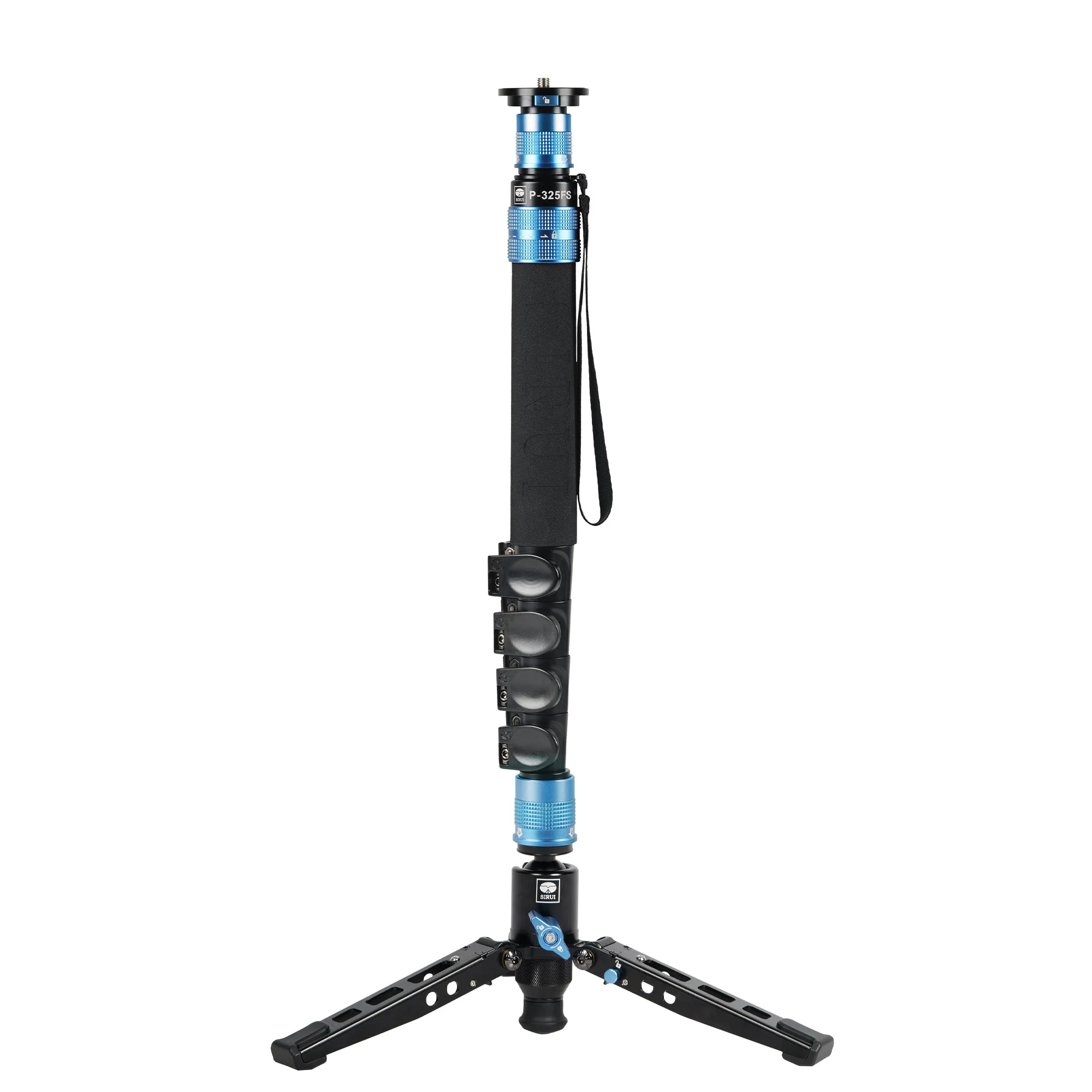 SIRUI P-325FS Carbon Einbeinstativ 140 cm mit Fliplocks + Standspinne