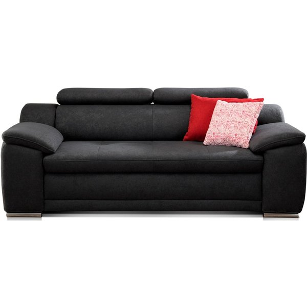 sit&more 2-Sitzer Andiamo, B: 180 cm, Kopfteilverstellung, komfortable Sitzhöhe 43 cm, Frei im Raum stellbar, hochwertige Verarbeitung, stilvolles Design