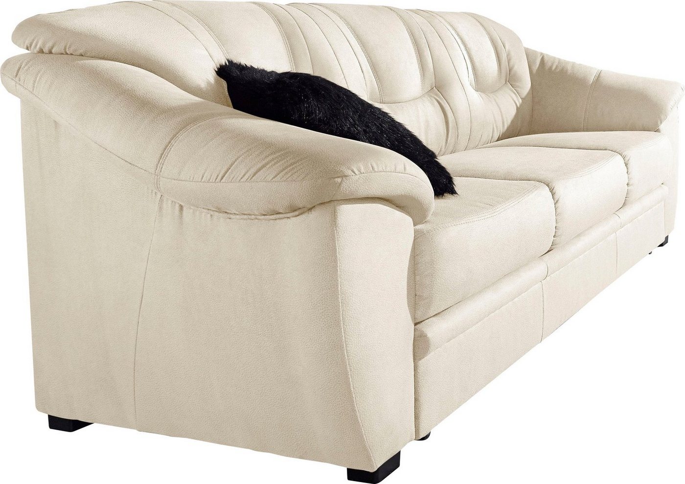 sit&more 3-Sitzer Safira, B: 198 cm, Bettfunktion optional, Federkern-Polsterung, Komfortable Sitzhöhe 46 cm, Liegefläche 134 x 190 cm bei Bettfunktion – Bild 2 von 5