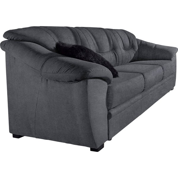 sit&more 3-Sitzer Safira, B: 198 cm, Bettfunktion optional, Federkern-Polsterung, Komfortable Sitzhöhe 46 cm, Liegefläche 134 x 190 cm bei Bettfunktion