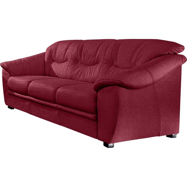 sit&more 3-Sitzer Savona, B: 198 cm, Federkern, Komfortsitzhöhe 46 cm, optional Schlaffunktion, Liegefläche 190x137cm, Stoff- & Lederauswahl