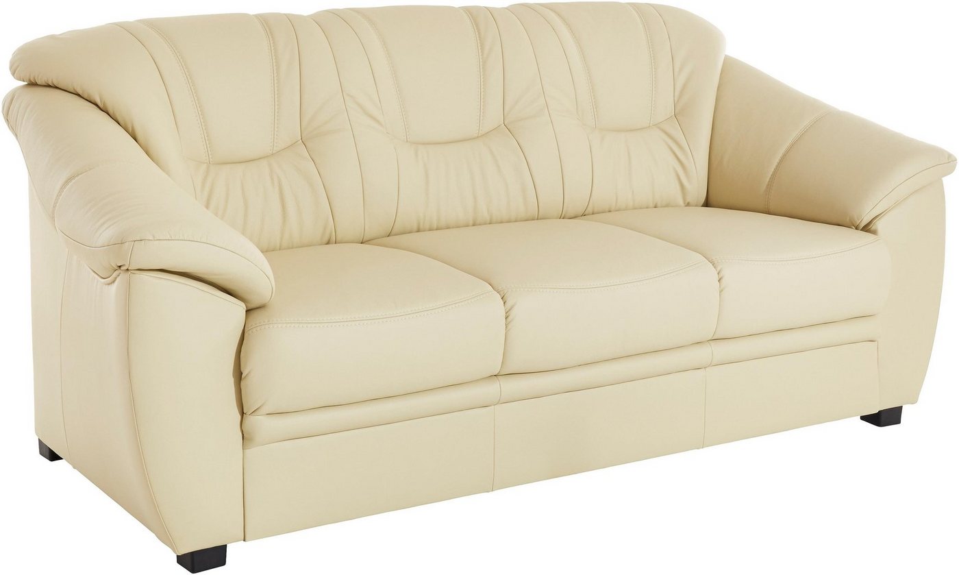 sit&more 3-Sitzer Savona, B: 198 cm, Federkern, Komfortsitzhöhe 46 cm, optional Schlaffunktion, Liegefläche 190x137cm, Stoff- & Lederauswahl – Bild 4 von 5