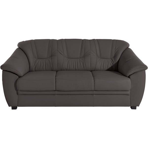 sit&more 3-Sitzer Savona, B: 198 cm, Federkern, Komfortsitzhöhe 46 cm, optional Schlaffunktion, Liegefläche 190x137cm, Stoff- & Lederauswahl