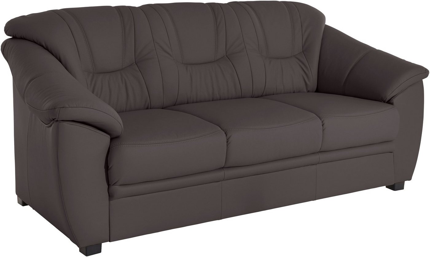 sit&more 3-Sitzer Savona, B: 198 cm, Federkern, Komfortsitzhöhe 46 cm, optional Schlaffunktion, Liegefläche 190x137cm, Stoff- & Lederauswahl – Bild 4 von 5