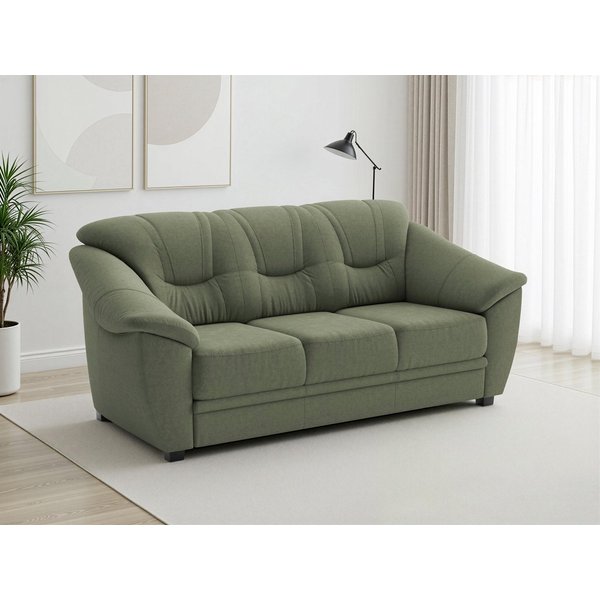 sit&more 3-Sitzer Savona, B: 198 cm, Federkern, Komfortsitzhöhe 46 cm, optional Schlaffunktion, Liegefläche 190x137cm, Stoff- & Lederauswahl