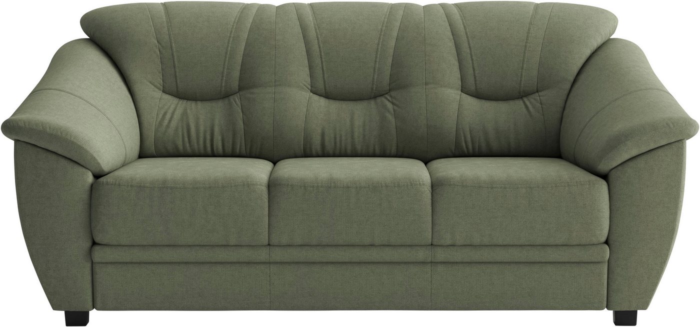 sit&more 3-Sitzer Savona, B: 198 cm, Federkern, Komfortsitzhöhe 46 cm, optional Schlaffunktion, Liegefläche 190x137cm, Stoff- & Lederauswahl – Bild 2 von 5