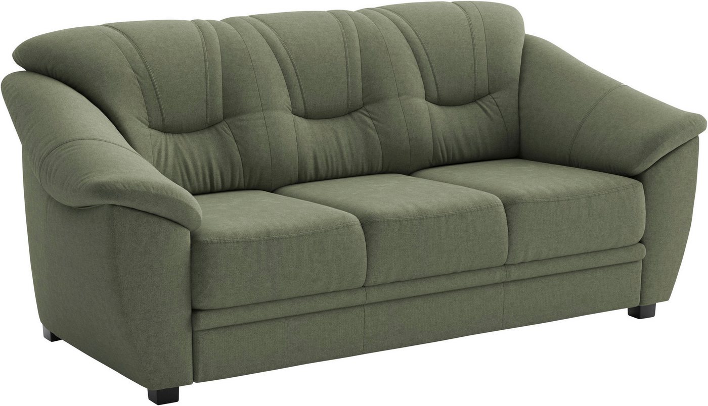 sit&more 3-Sitzer Savona, B: 198 cm, Federkern, Komfortsitzhöhe 46 cm, optional Schlaffunktion, Liegefläche 190x137cm, Stoff- & Lederauswahl – Bild 4 von 5