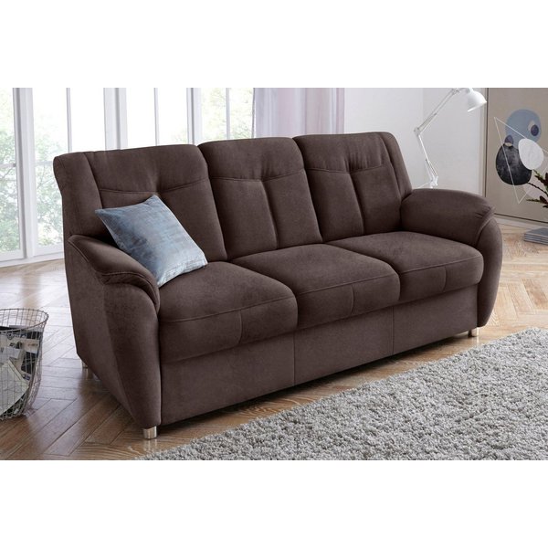 sit&more 3-Sitzer Sonoma, B: 189 cm, Federkern, Komfortsitzhöhe 45 cm, Couch frei stellbar, 3-Sitzer Sofa, Stoffvarianten