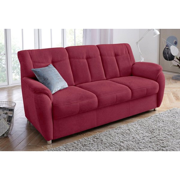 sit&more 3-Sitzer Sonoma, B: 189 cm, Federkern, Komfortsitzhöhe 45 cm, Couch frei stellbar, 3-Sitzer Sofa, Stoffvarianten