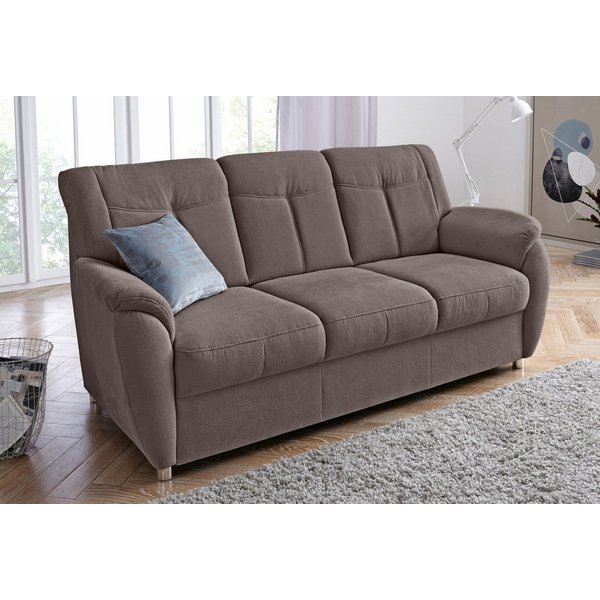 sit&more 3-Sitzer Sonoma, B: 189 cm, Federkern, Komfortsitzhöhe 45 cm, Couch frei stellbar, 3-Sitzer Sofa, Stoffvarianten