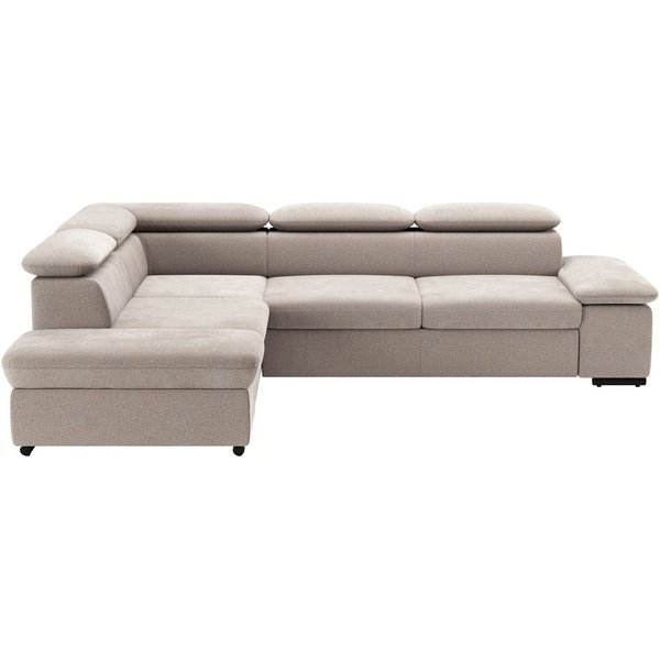 sit&more Ecksofa Alcudia L-Form, B: 272 cm, Arm- und Kopfteilverstellung, Eckcouch, mit Schlaffunktion, Komfortsitz