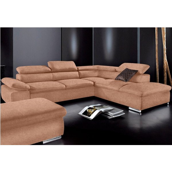 sit&more Ecksofa Alcudia L-Form, B: 272 cm, Arm- und Kopfteilverstellung, Eckcouch, optional Schlaffunktion, Komfortsitz