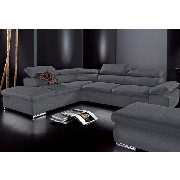 sit&more Ecksofa Alcudia L-Form, B: 272 cm, Arm- und Kopfteilverstellung, Eckcouch, mit Schlaffunktion, Komfortsitz