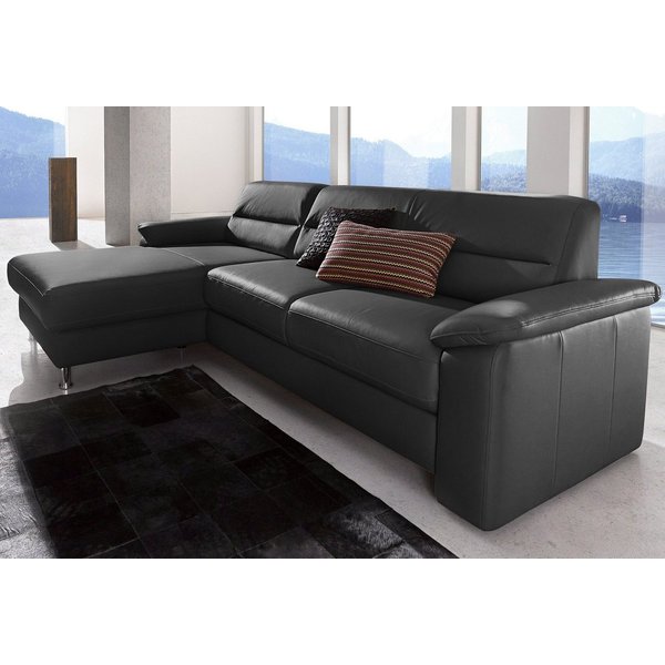 sit&more Ecksofa Ascara L-Form, B: 251 cm, Boxspring & Federkern, Schlaffunktion optional, frei stellbar, Komfortsitz