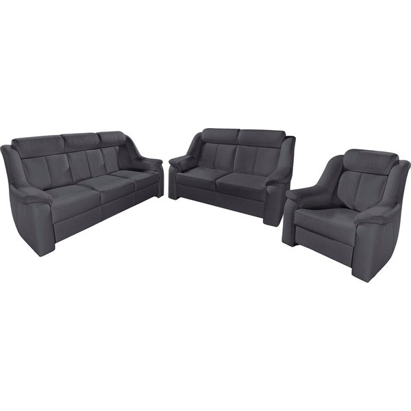sit&more Polstergarnitur Basel, Set, bestehend aus 3-Sitzer + 2-Sitzer + Sessel