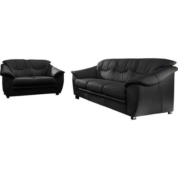 sit&more Polstergarnitur Top Savona, NaturLEDER® (2-tlg), bestehend aus je einem 2- und 3-Sitzer, Federkern