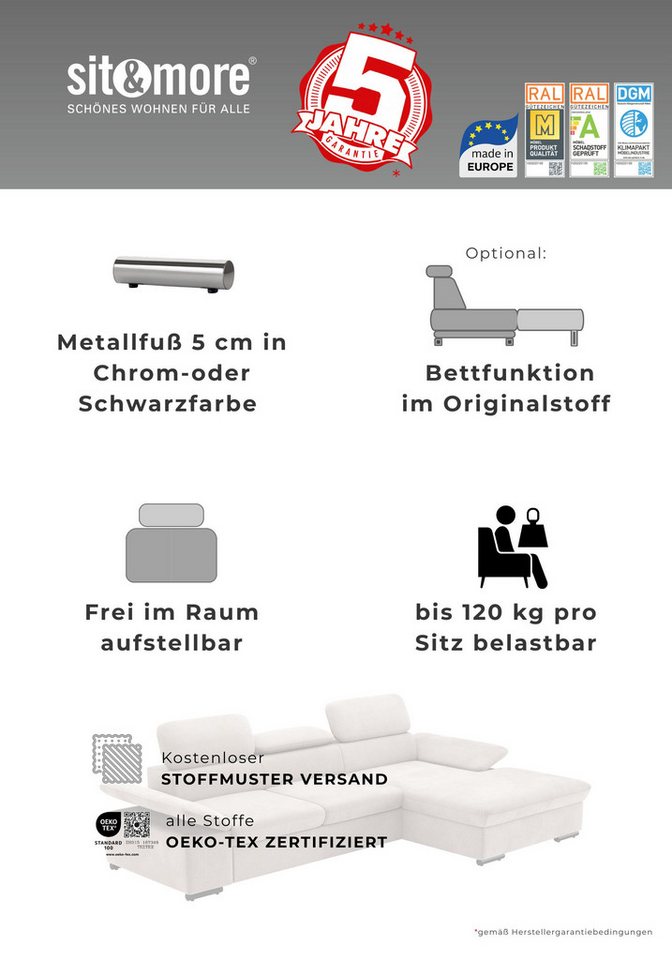 sit&more Polsterhocker Alcudia – Bild 3 von 5