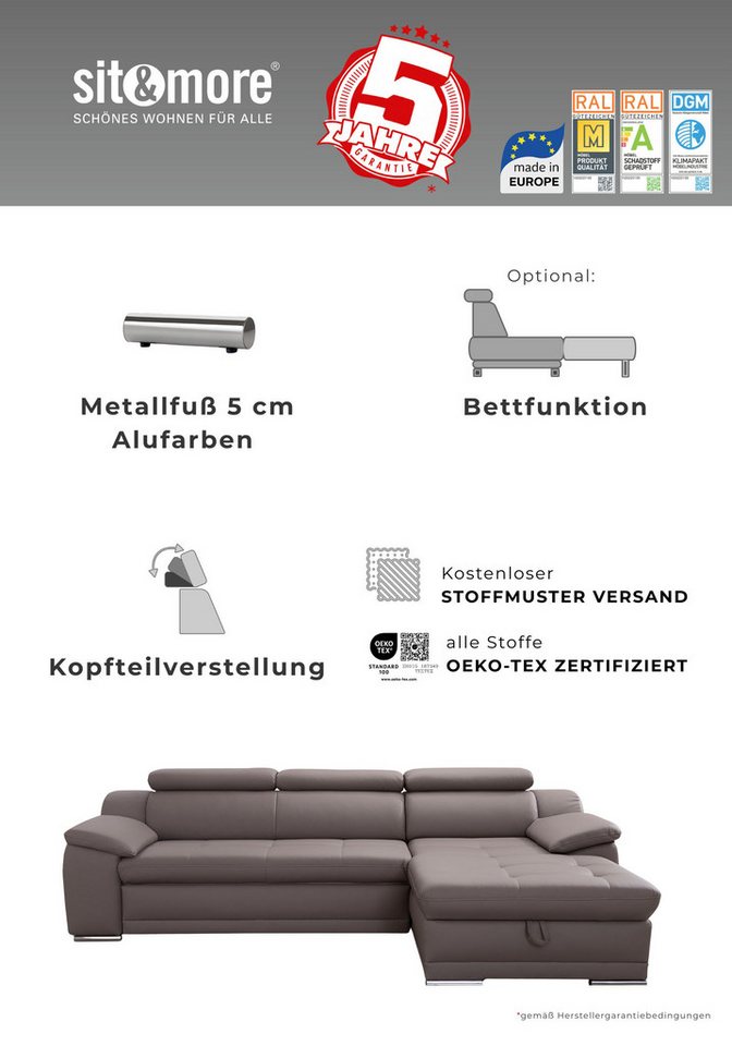 sit&more Polsterhocker Andiamo – Bild 3 von 5