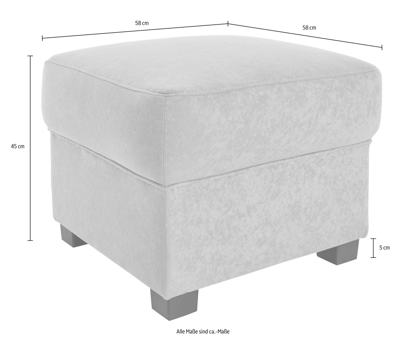 sit&more Polsterhocker Pandora – Bild 4 von 5