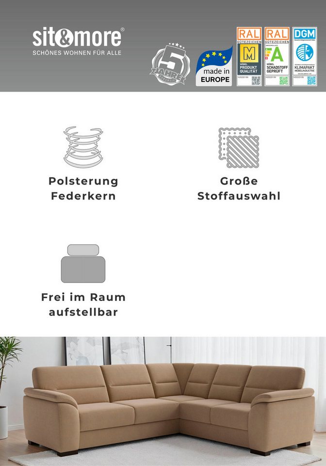 sit&more Sessel Montego, mit Federkern – Bild 5 von 5