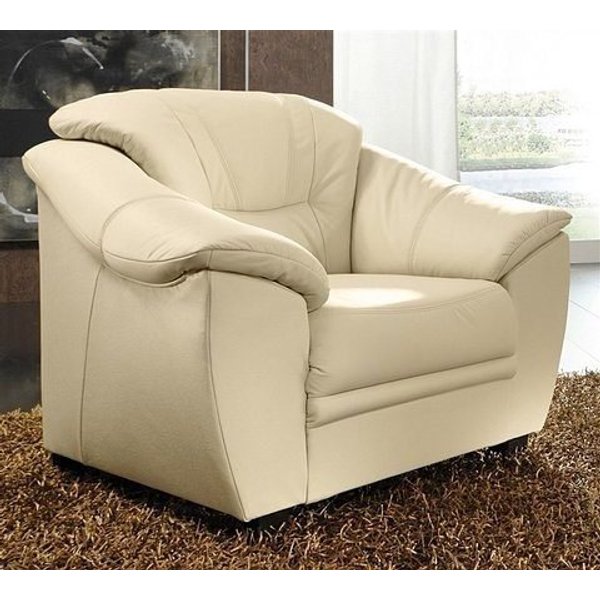 sit&more Sessel Savona, B: 103 cm, Federkern-Polsterung, komfortable Sitzhöhe 46 cm, Bequeme Armlehnen, Ziernähte, frei im Raum stellbar, zeitloses Design