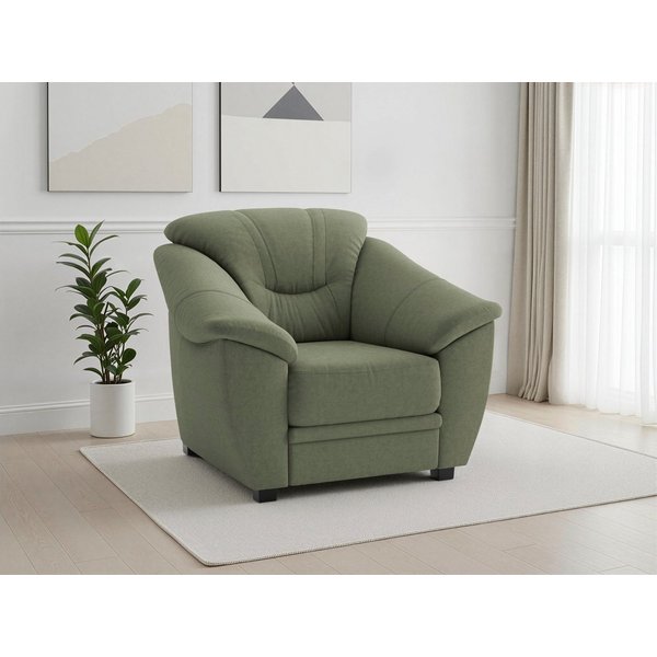 sit&more Sessel Savona, B: 103 cm, Federkern-Polsterung, komfortable Sitzhöhe 46 cm, Bequeme Armlehnen, Ziernähte, frei im Raum stellbar, zeitloses Design