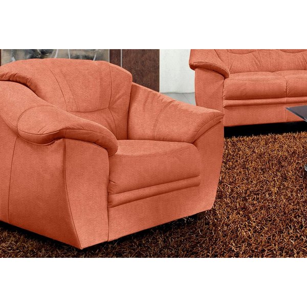 sit&more Sessel Savona, B: 103 cm, Federkern-Polsterung, komfortable Sitzhöhe 46 cm, Bequeme Armlehnen, Ziernähte, frei im Raum stellbar, zeitloses Design
