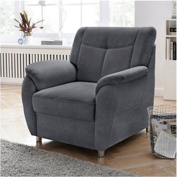 sit&more Sessel Sonoma, B: 95 cm, Federkern-Polsterung, komfortable Sitzhöhe 45 cm, Frei im Raum stellbar, individuell kombinierbar, modernes Design