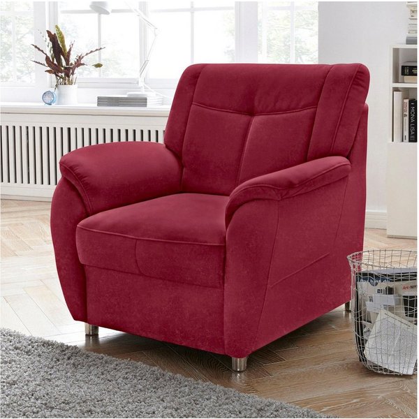 sit&more Sessel Sonoma, B: 95 cm, Federkern-Polsterung, komfortable Sitzhöhe 45 cm, Frei im Raum stellbar, individuell kombinierbar, modernes Design