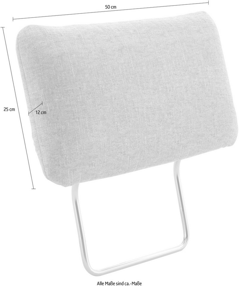 sit&more Sofa-Kopfstütze Moreno, B: 50 cm, (Set, 2 Stück), Set: 2 Stück, passend zur Serie – Bild 5 von 5