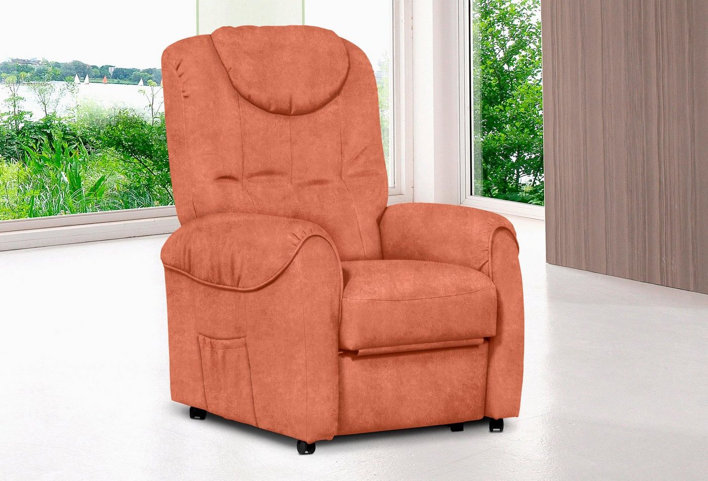 sit&more TV-Sessel Bastian mit manueller oder elektrischer Relaxfunktion, Manuelle Fußstütze & Rückenlehne – Bild 4 von 5