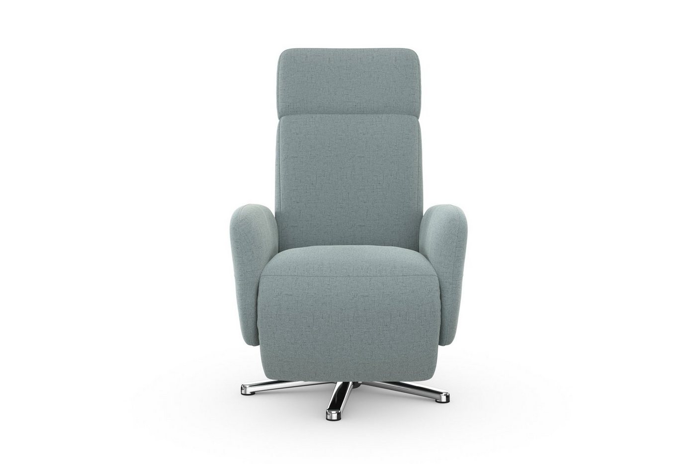 sit&more TV-Sessel Grenoble mit Kopfteilverstellung & Drehfunktion, weitere Funktionen, Ergonomie M: manuelle Fußstütze & Rückenlehne – Bild 2 von 5